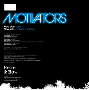 Motivators - Jobu b/w Le Groove de Prune